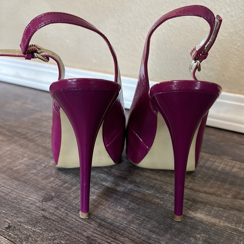 Fun Amaranth Magenta Color Heels! - image 4